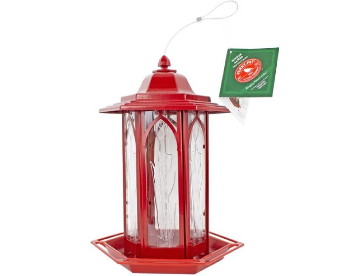 Perky-Pet Red Metal Window Gazebo - GAZ02