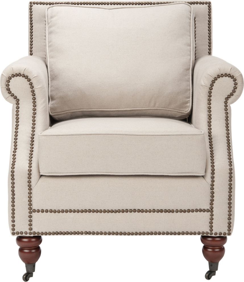 Karsen Club Chair   Traditional   Armchairs And Accent Chairs   by HedgeApple  Houzz