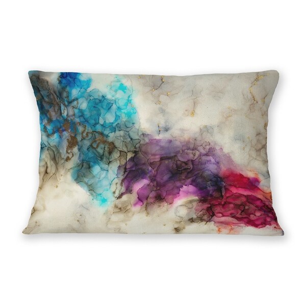 WISTERIA Indoor|Outdoor Lumbar Pillow By Christina Twomey