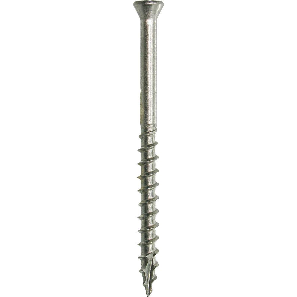 #7 x 2-14 in. 305 Stainless Steel Star Drive Trim Head Screw (1 lbPack) MAXS214TH3051