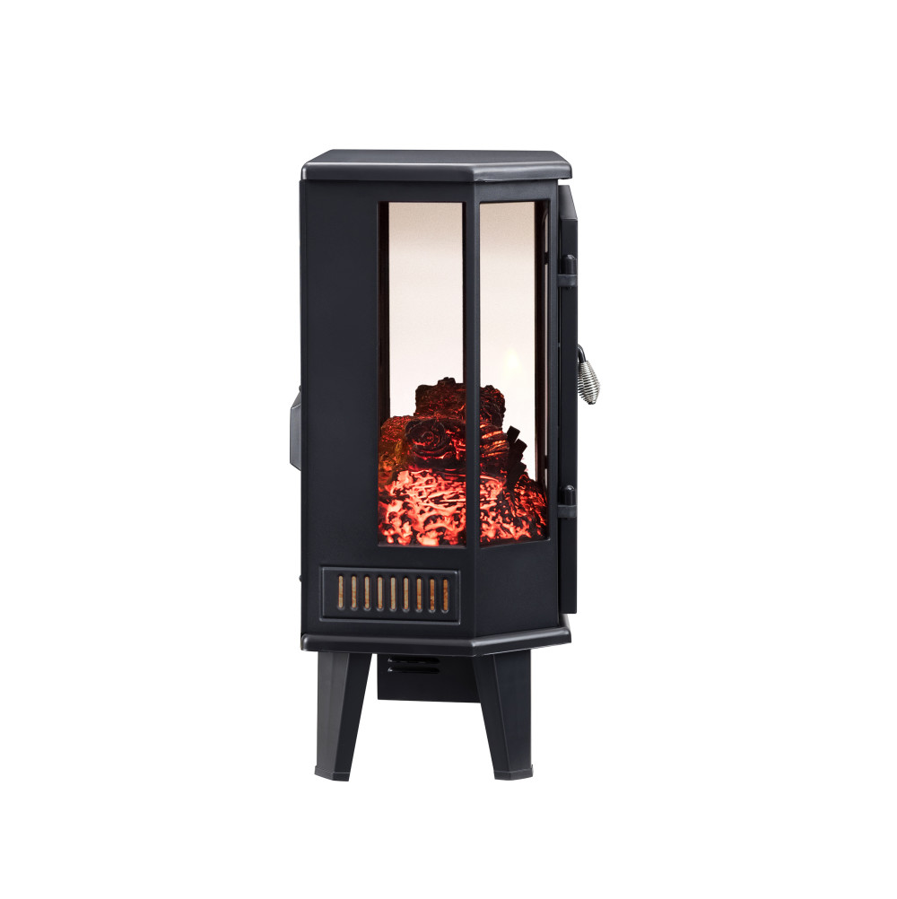 Hearthpro 25 5 Sided Infrared Electrick Stove Black Finish ;