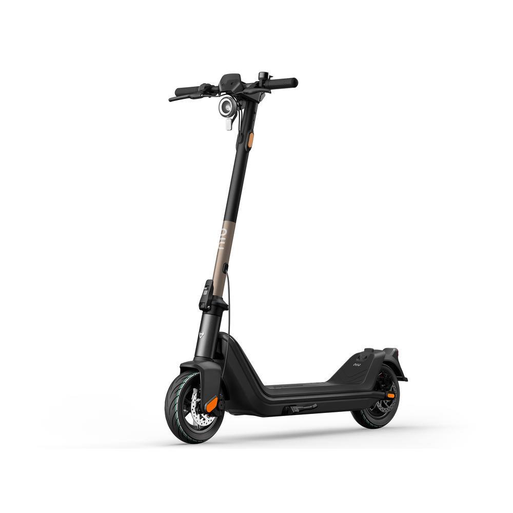 Niu KQi3 Pro 46 in. L x 7 in. W x 48 in. H Black Gold Foldable Adult Electric Scooter K3P31ER2A11