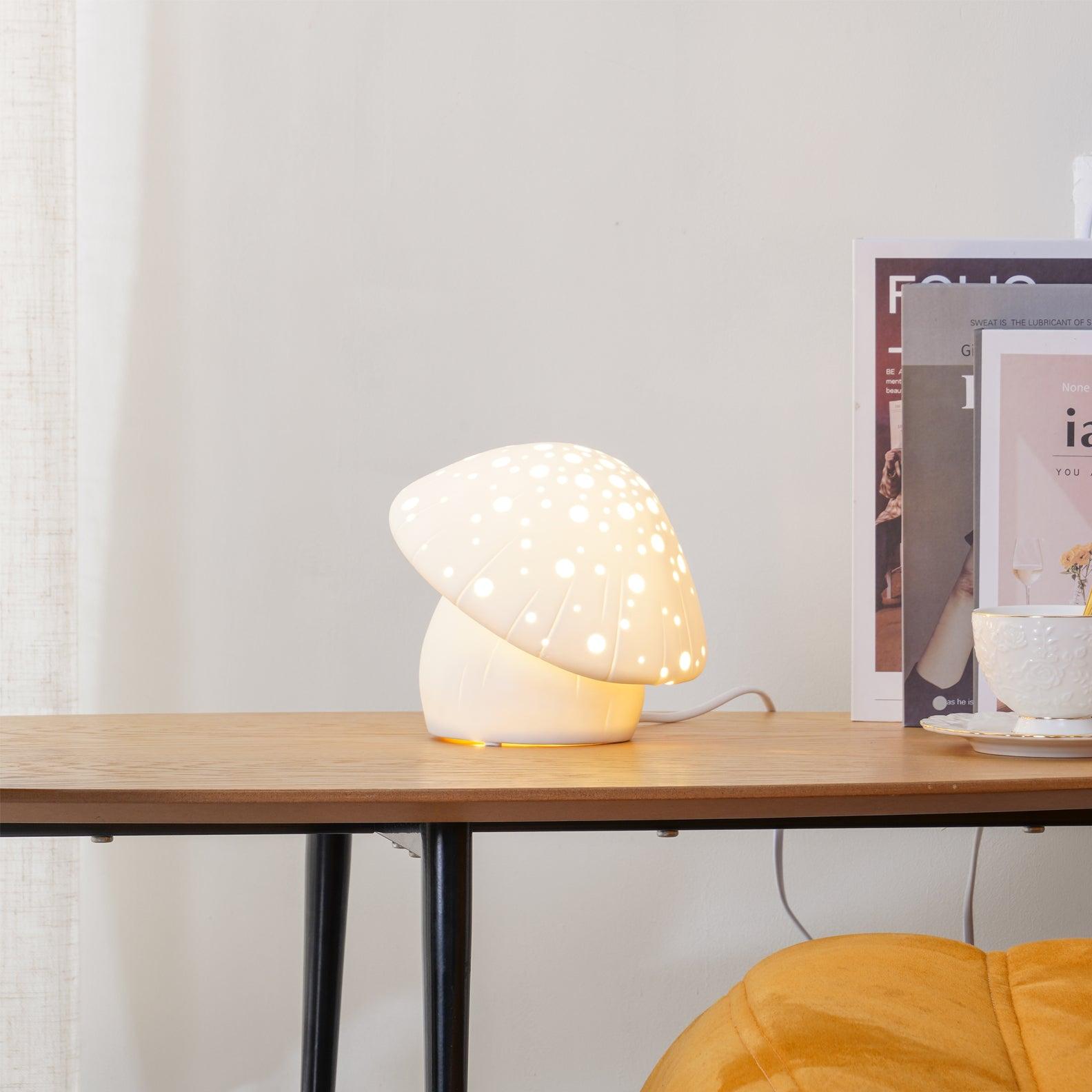 Fungo White Table Lamp