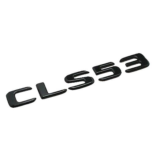 Gloss black cls53 car letter number rear boot badge emblem for mercedes benz