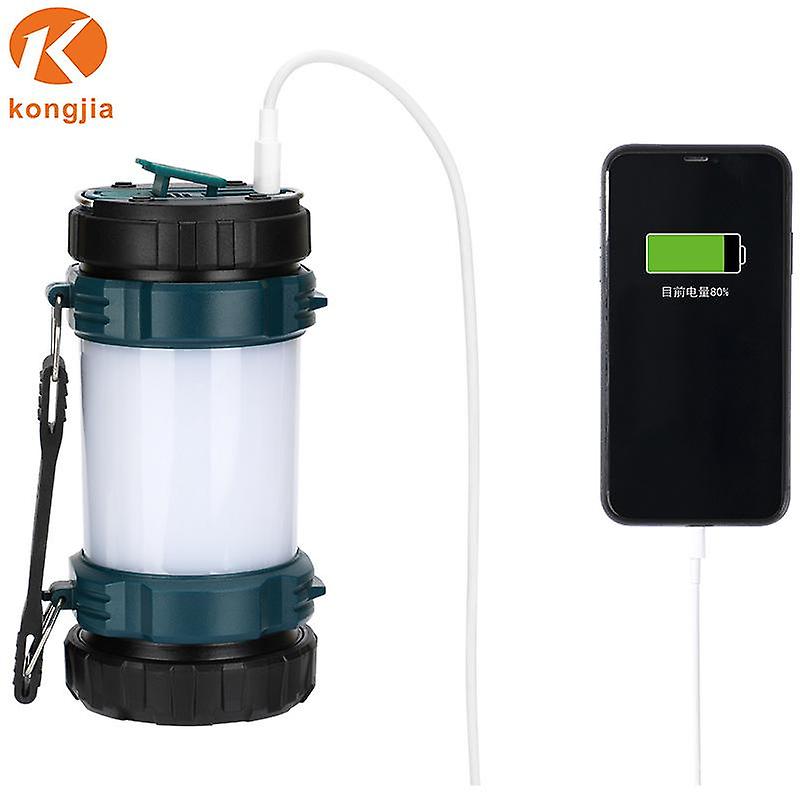 1000 Lumens Rechargeable LED Lantern， Ultra Powerful， 4000mAh Battery， 4 Modes Camping Light， USB Ca