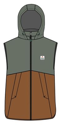 Dusk Recycled Insulated Vest - Dusty Olive