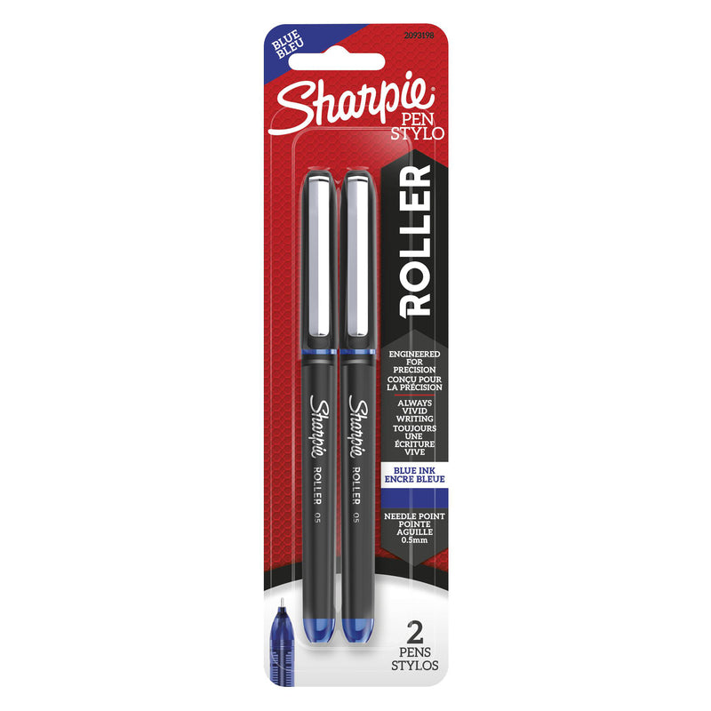 SHARPIE RLLR PEN BLU 2PK