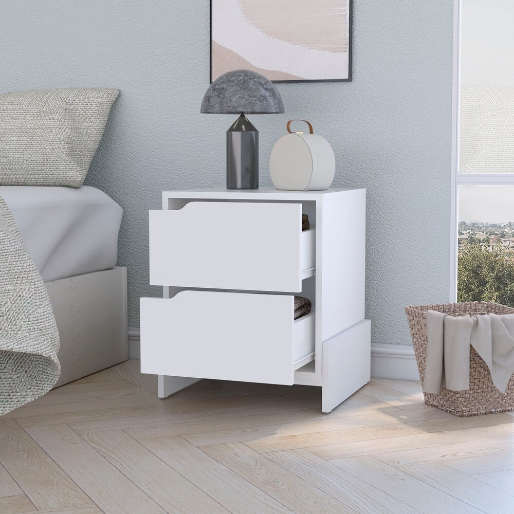 Ralston 2 Drawer Nightstand