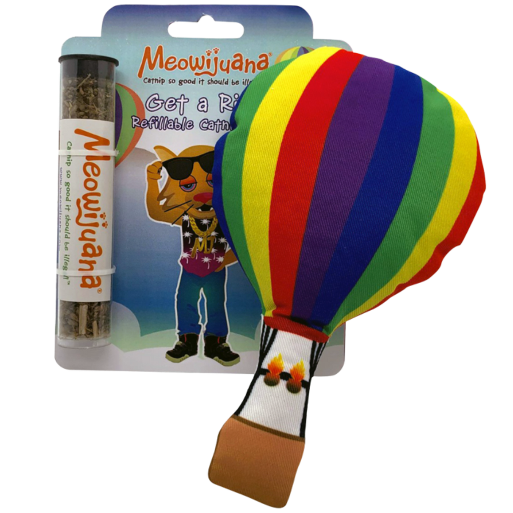 Meowijuana Catnip Get a Rise Balloon Cat Toy