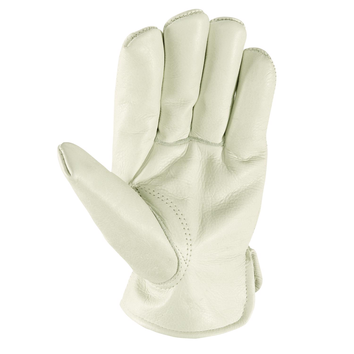 Wells Lamont Men\u0027s Driver Work Gloves Ivory XL 1 pair