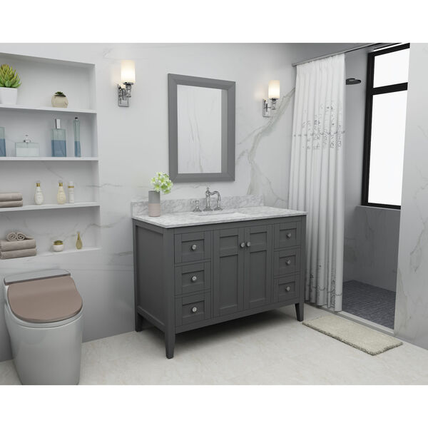 Maili Sapphire Gray 48-Inch Vanity Console