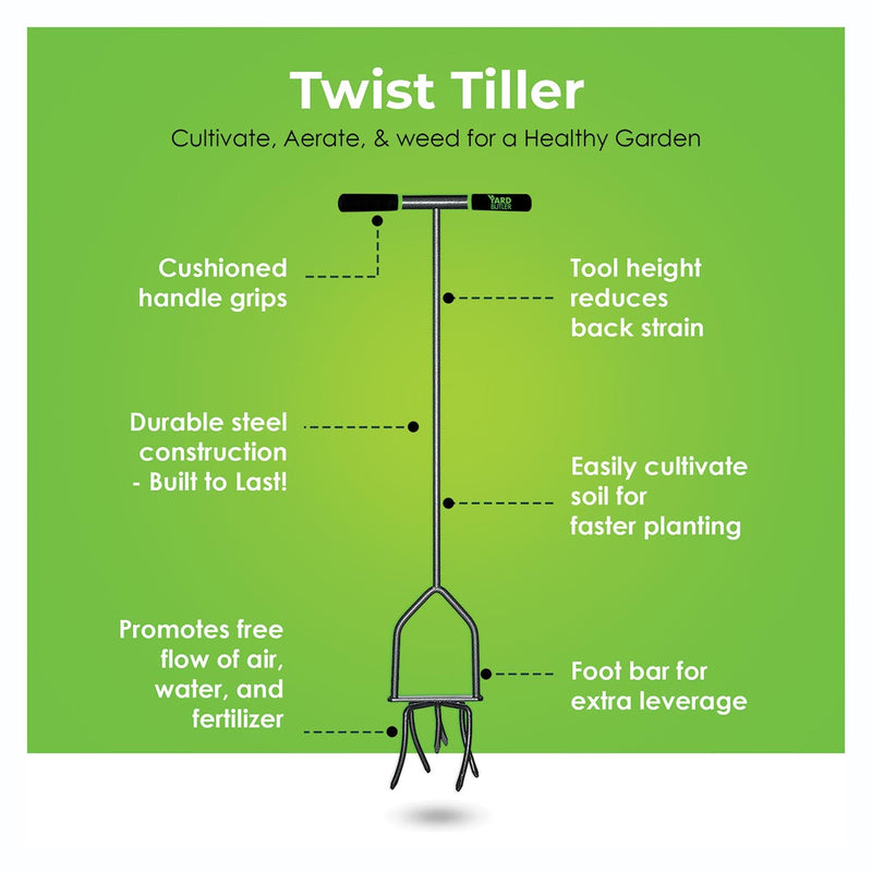 Yard Butler Garden Twist Tiller