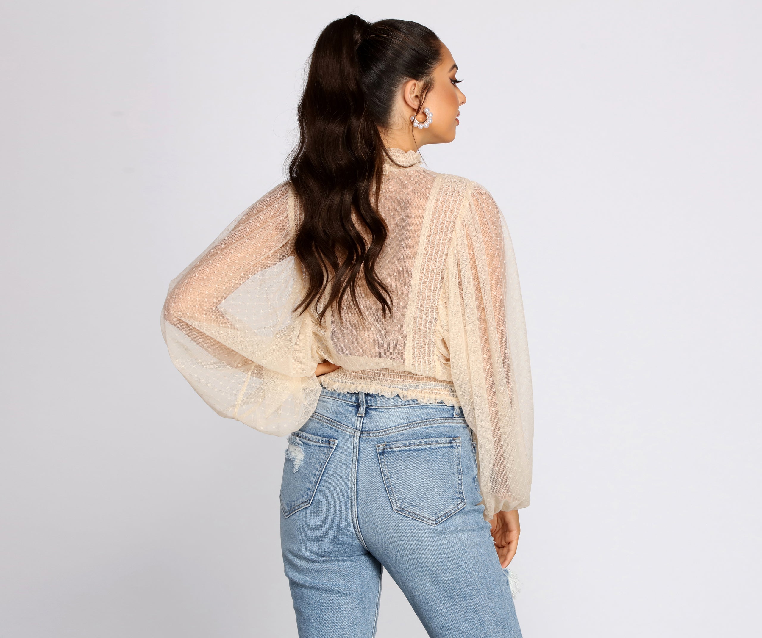 Effortlessly Chic Sheer Top