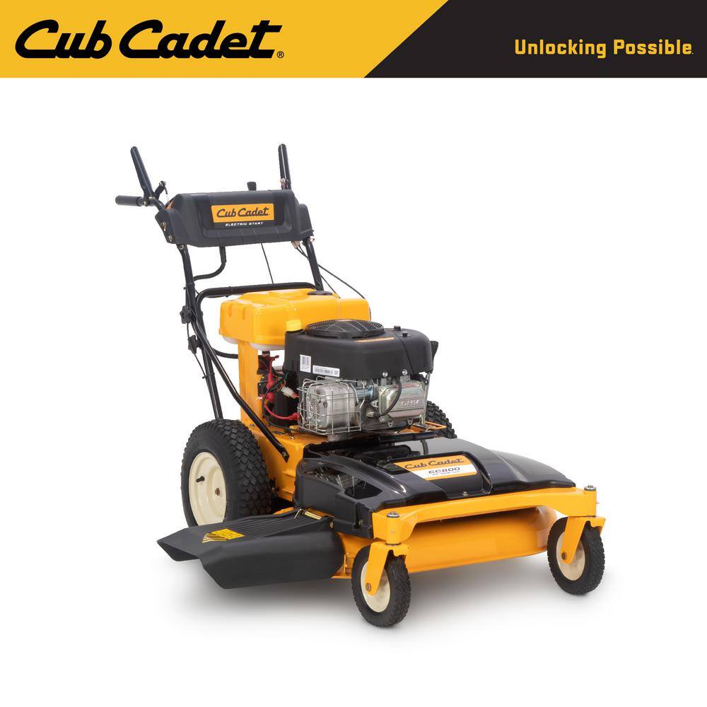 Cub Cadet 33 in. 10.5 HP Briggs and Stratton Electric Start Gas Engine Wide Area Walk Behind Self Propelled Lawn Mower CC800