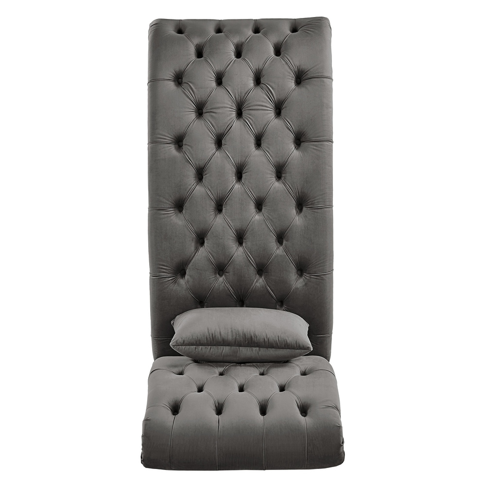 Knightsbridge Tufted Oversized Chaise Lounge by iNSPIRE Q Artisan