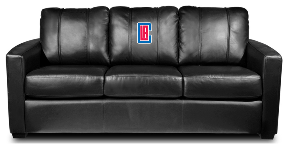 Los Angeles Clippers Secondary Stationary Sofa Commercial Grade Fabric   Contemporary   Sofas   by DreamSeats LLC  Houzz