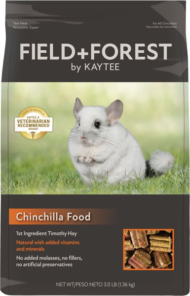 Field+Forest by Kaytee Chinchilla Food， 3-lb bag