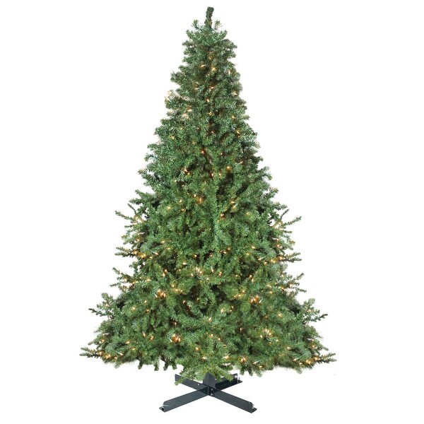 15' Canadian Pine Artificial Christmas Tree Warm White Lights