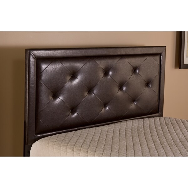 Copper Grove Bruckenau Brown Faux Leather Headboard - - 28077420