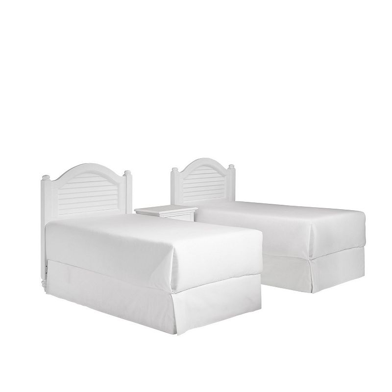 homestyles Bermuda Twin Headboard and Nightstand 2-piece Set