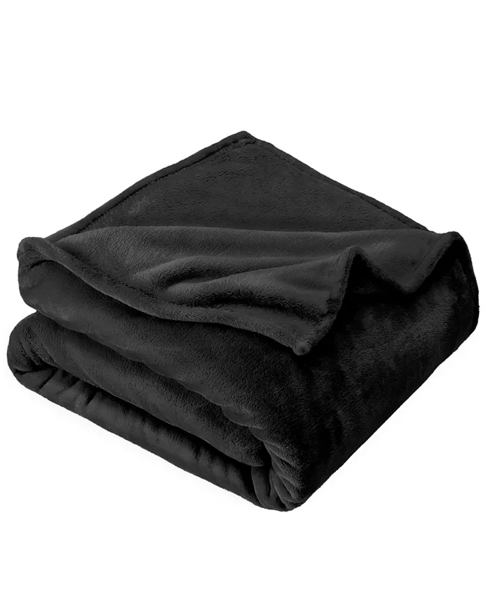 Bare Home Microplush Fleece Blanket， Twin Twin XL