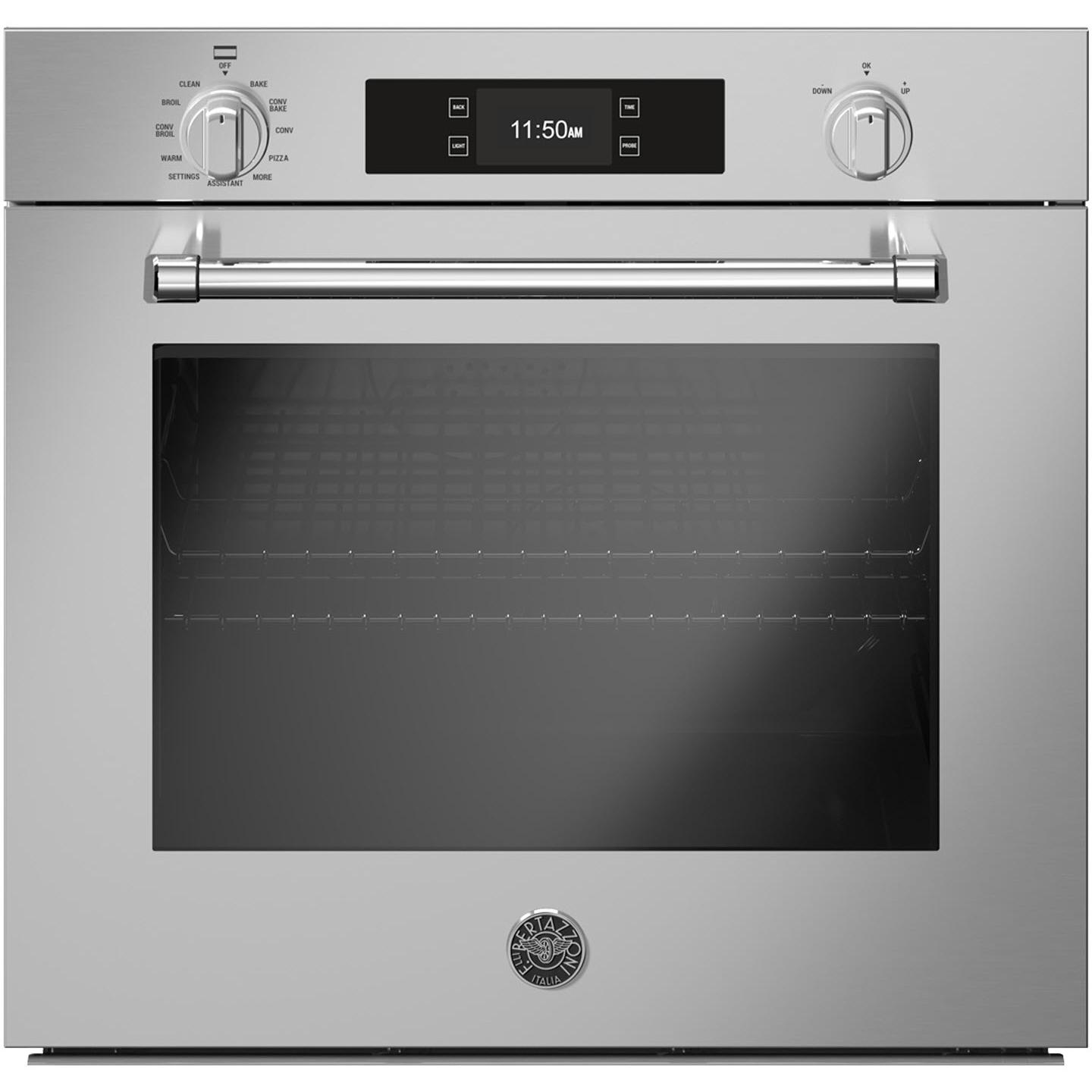 Bertazzoni 30-inch, 4.1 cu.ft. Built-in Single Wall Oven with Convection Technology MAST30FSEXT