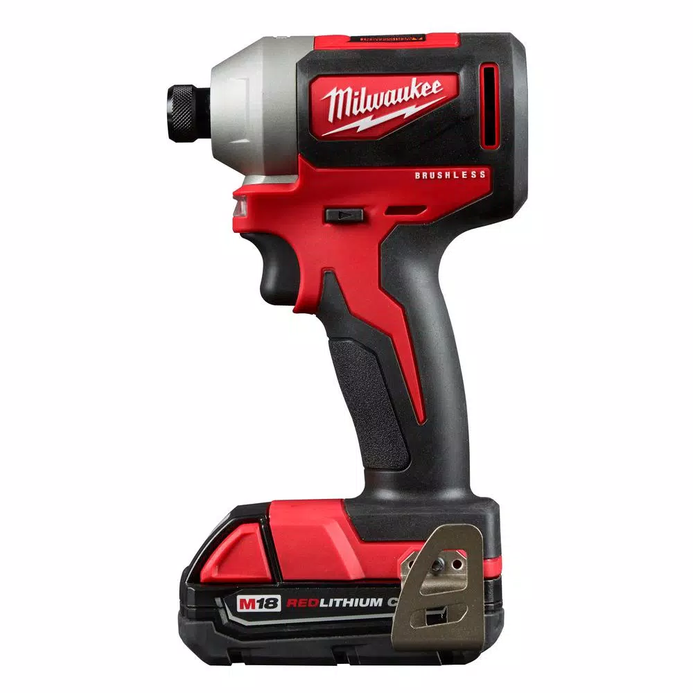 Milwaukee M18 18-Volt Lithium-Ion Brushless Cordless Hammer Drill and Impact Combo Kit with M18 4-1/2 in. Cut-Off/Grinder and#8211; XDC Depot