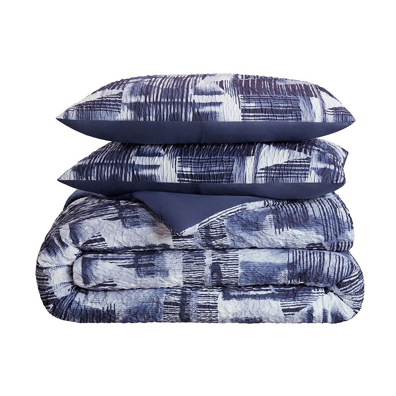 Nine West Nora Geo Printed Texture Bedding Set