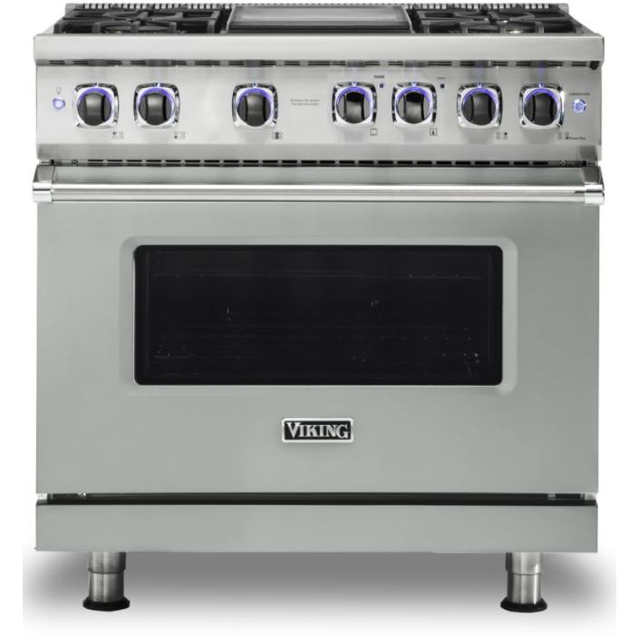 Viking 36-inch Freestanding Gas Range with Elevation Burners VGR7362-4GAGLP