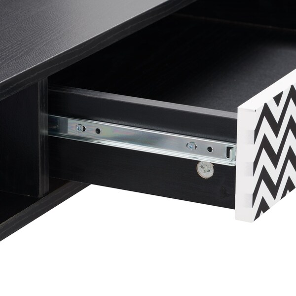 Carson Carrington Hurup Chevron Entryway Table/Desk