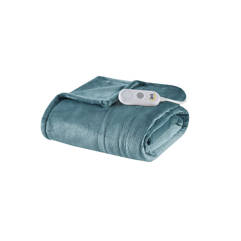 Serta? Plush Electric Heated Throw Blanket