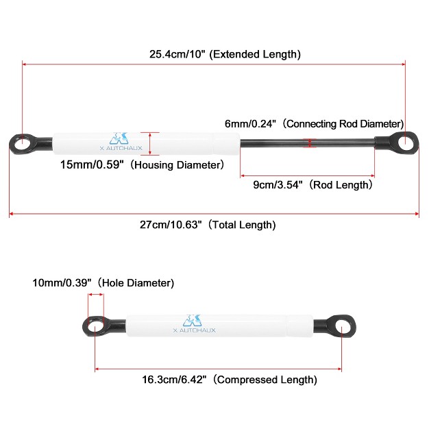 Unique Bargains Car Boat Rv Universal Lift Supports Struts Shocks Gas Spring 10inch 60lbs 267n 2 Pcs