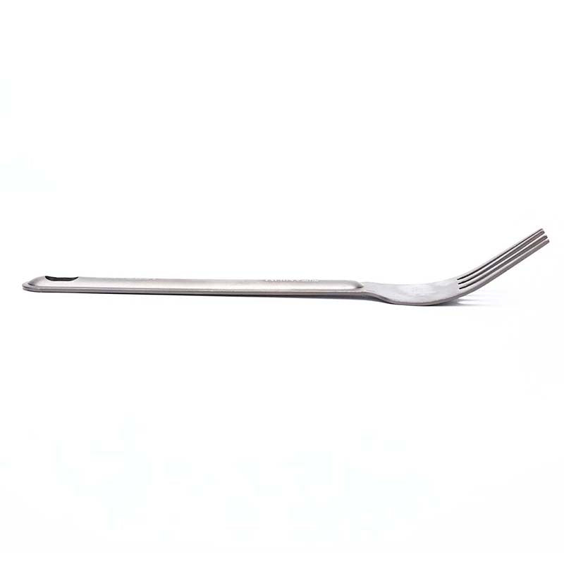 MageCrux 1Pc Light Weight Titanium Spoon Fork For Outdoor Camping Tableware