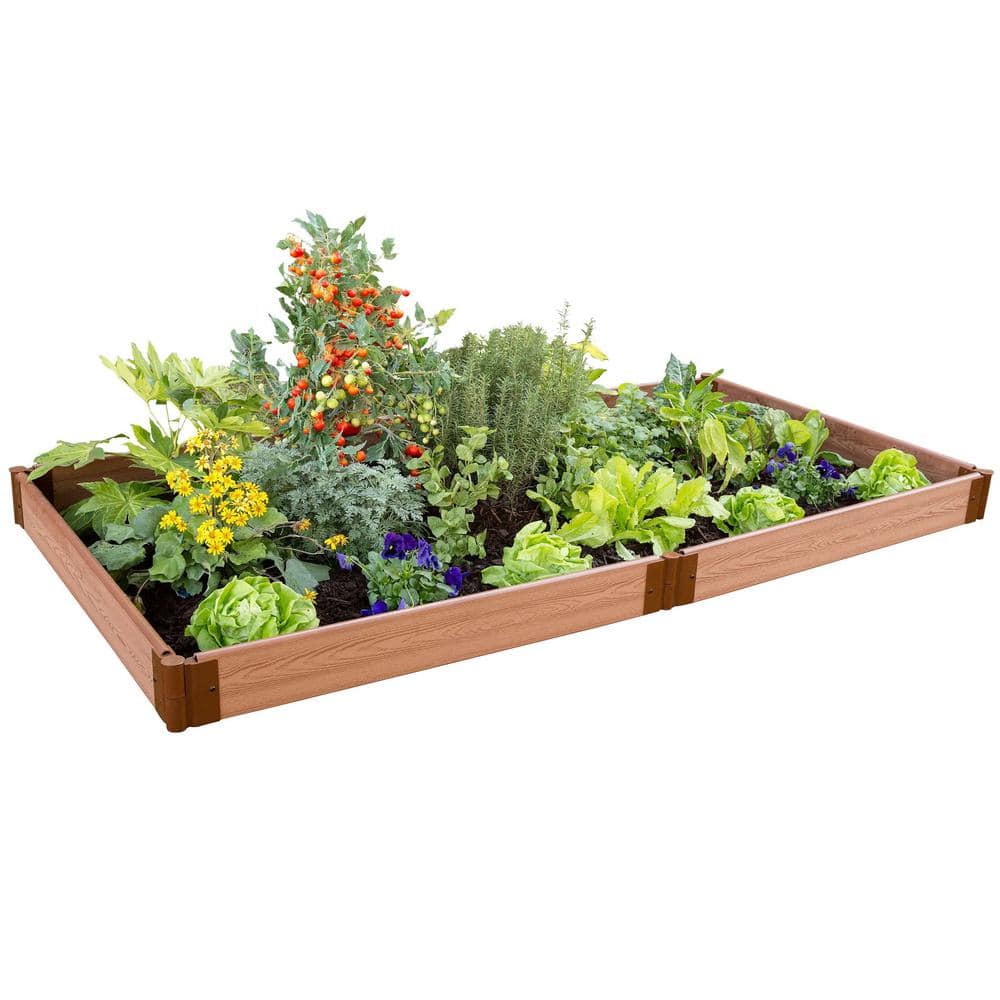 Frame It All Classic Sienna Raised Garden Bed 4' x 8' x 5.5