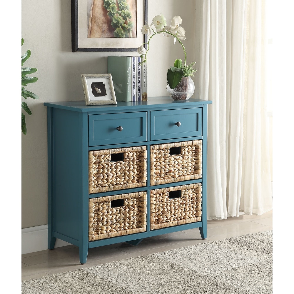 Acme Furniture Flavius 6 drawer Console Table