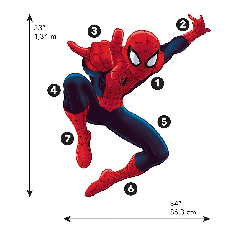 Marvel Ultimate Spider-Man Large Wall Decals by RoomMates