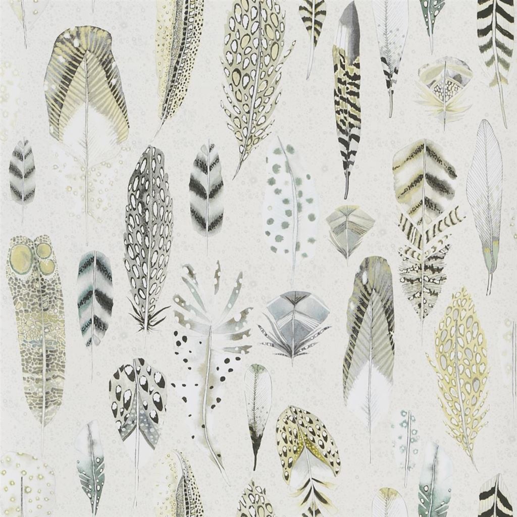 Quill Wallpaper in Vanilla from the Tulipa Stellata Collection by Designers Guild