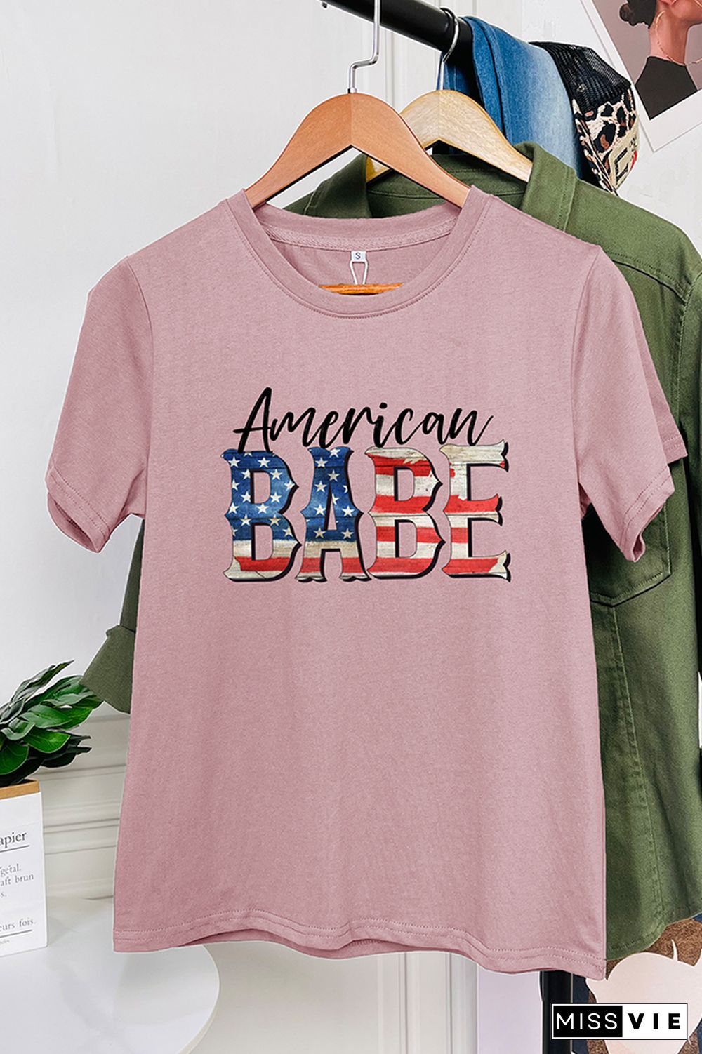 American Babe Graphic Tee Wholesale