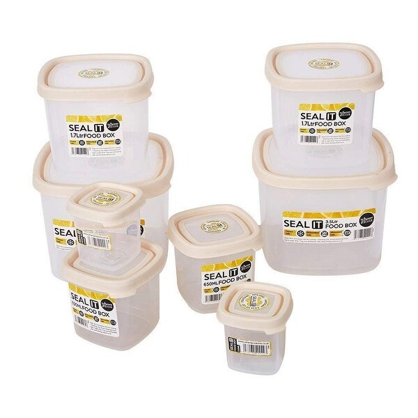 16 Piece Food Storage Container Set BPA Free 100% Leak Proof - N/A