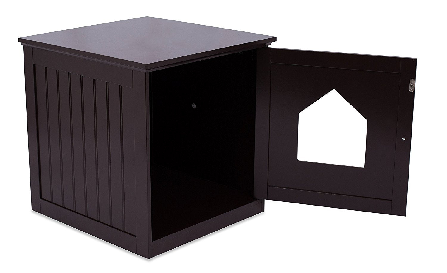 Internet's Best Decorative Cat House and Side Table - Espresso