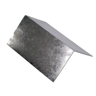 Gibraltar Building Products 4 in. x 8 in. Galvanized Steel Formed Flashing Shingle (100-Pack) APRO4X4X8-100