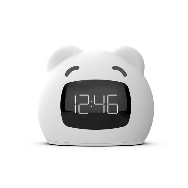 Kids x27 Wake Up Light Alarm Bear Clock White Capello