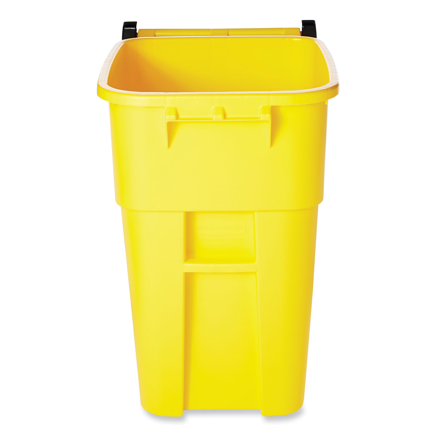 Square Brute Rollout Container by Rubbermaidandreg; Commercial RCP9W27YEL