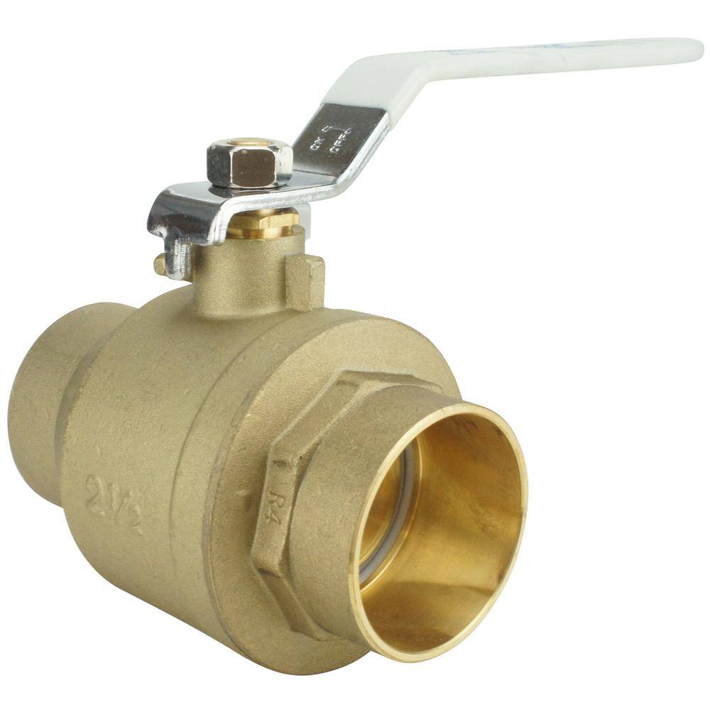 Apollo 2-12 in. Lead Free Brass SWT x SWT Ball Valve 94ALF20901A