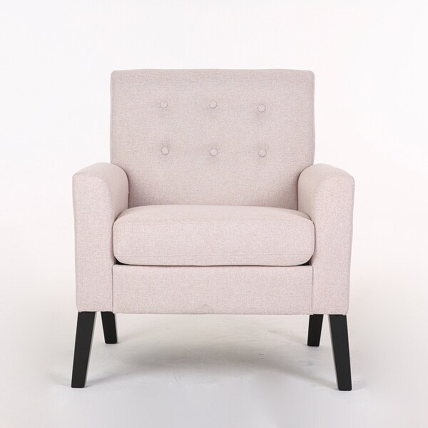 Tufted Upholstered Comfy Reading Accent Chairs Sofa