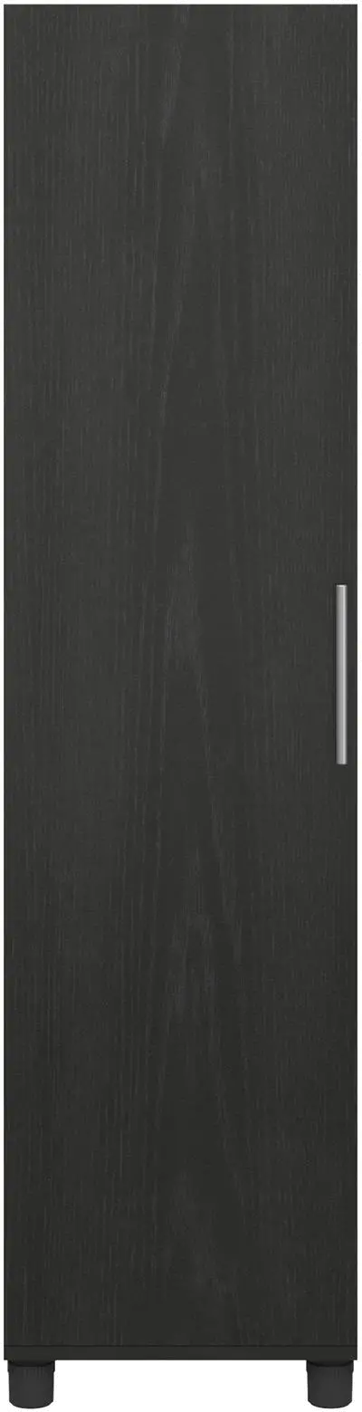 Camberly Black Oak 60 Tall Storage Cabinet