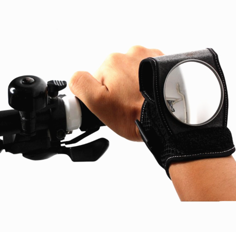 Watch cycling mirror Wrist Band Bike Rear View Mirror Arm Wrist Strap