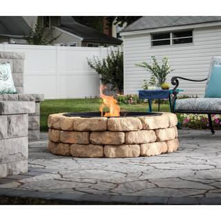 Oldcastle Mini Beltis 3 in. H x 8 in. W x 4 in. D Oak Run Concrete Retaining Wall Block Pallet (378-PiecePallet) 16250363