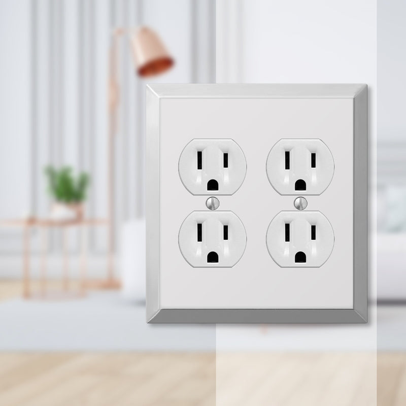 WALLPLATE 2DUP PC