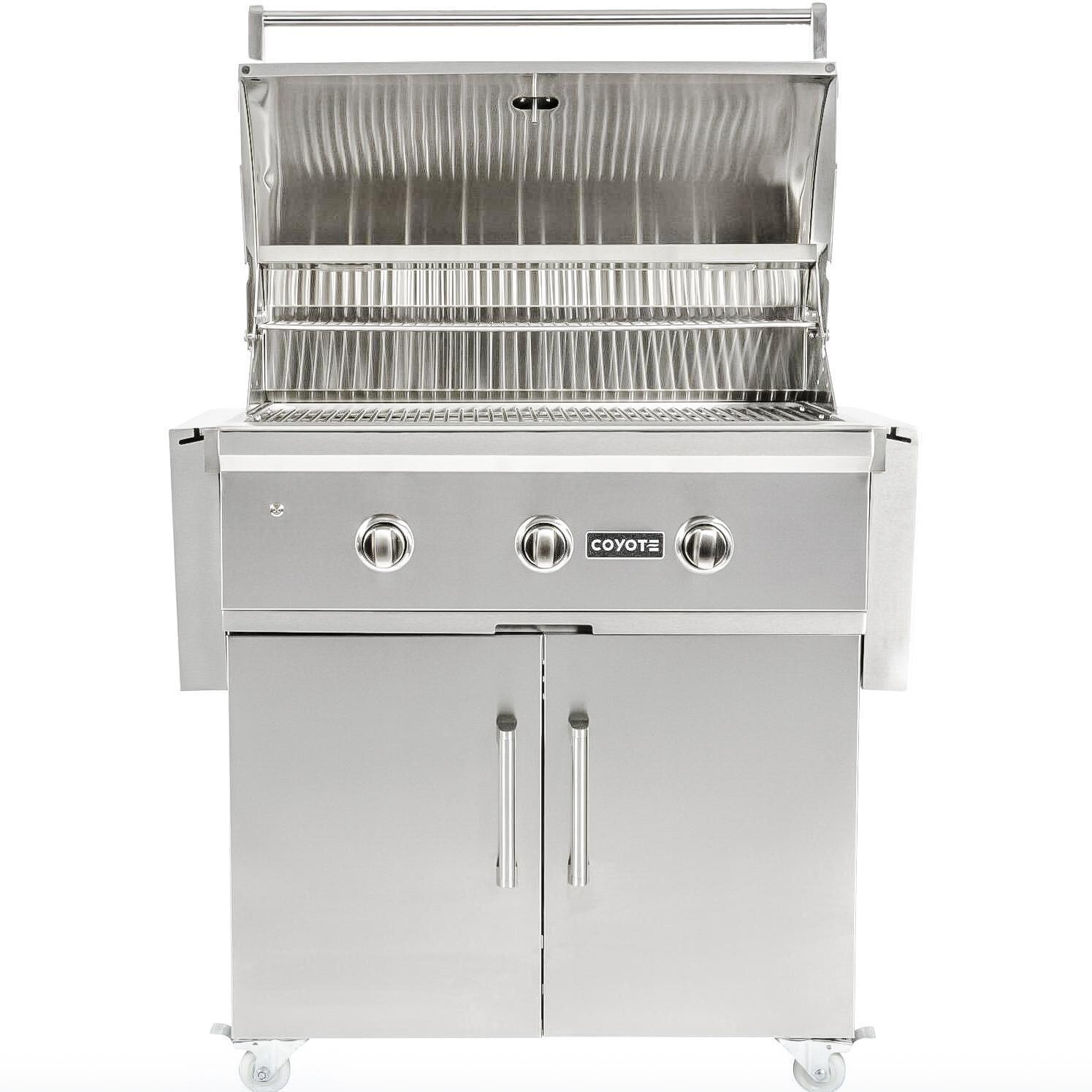 Coyote C-Series 34-Inch 3-Burner Freestanding Propane Gas Grill